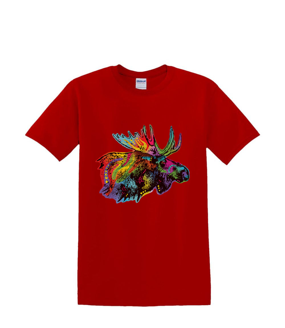 T-Shirt S bis 2XL 3XL - BUNTE ELCHE Neon Fun Erwachsene - Bild 37 von 72