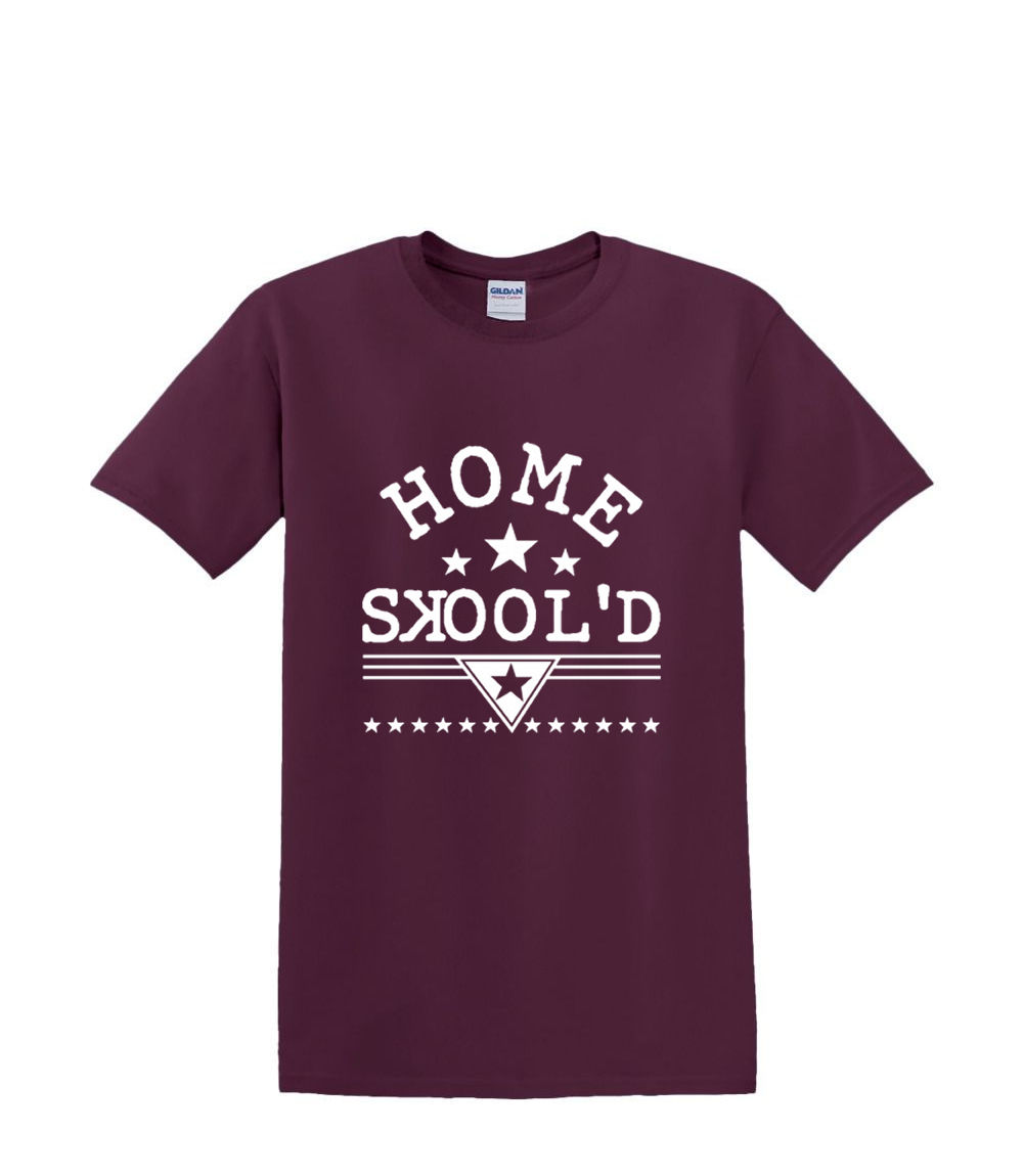 S to 2XL 3XL - HOME SKOOL'D - School Fun Humor Student Humor Work Fun Adult - Picture 45 of 54