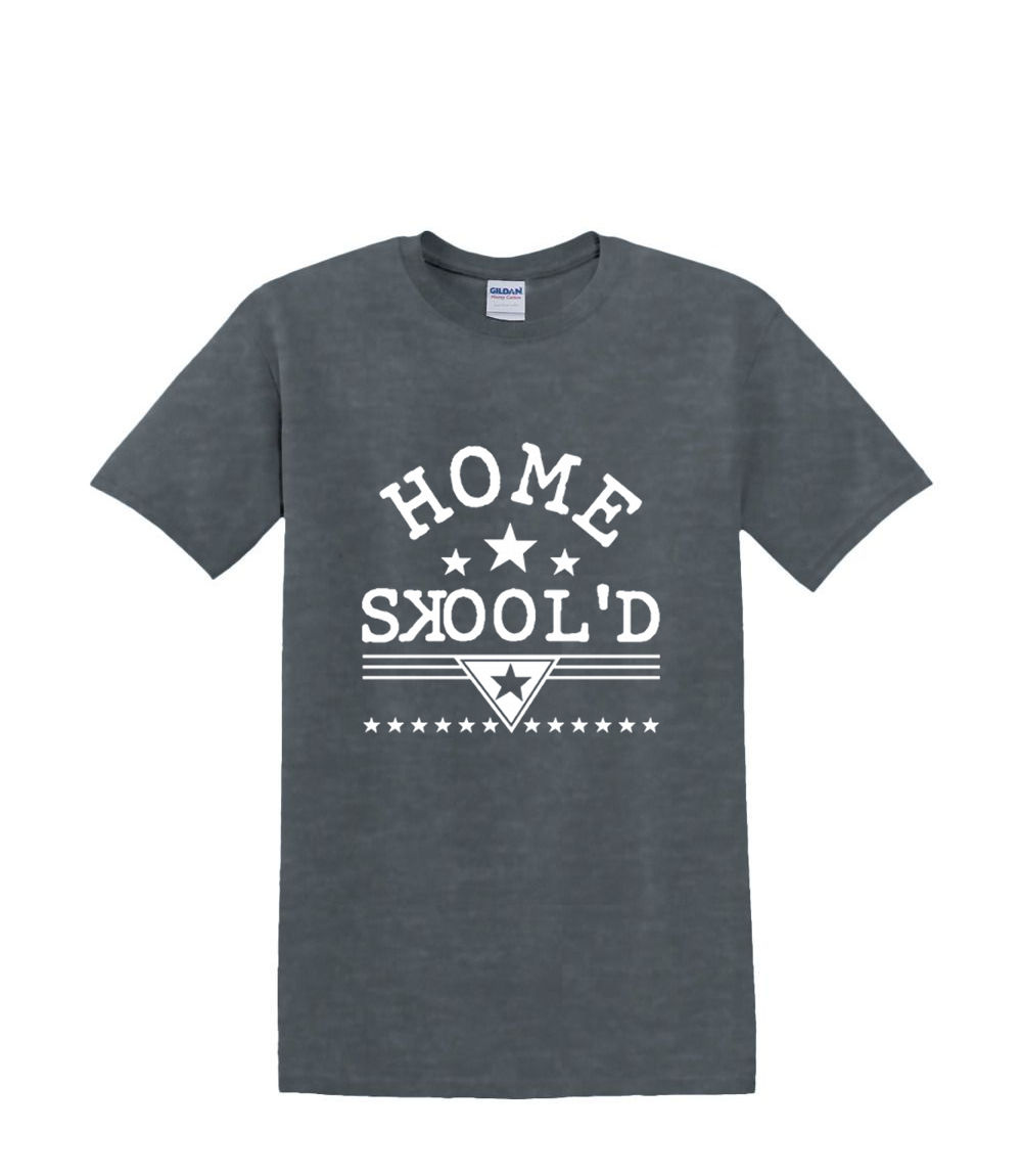 S to 2XL 3XL - HOME SKOOL'D - School Fun Humor Student Humor Work Fun Adult - Picture 32 of 54