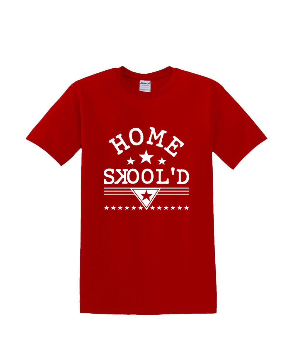 S to 2XL 3XL - HOME SKOOL'D - School Fun Humor Student Humor Work Fun Adult - Picture 28 of 54