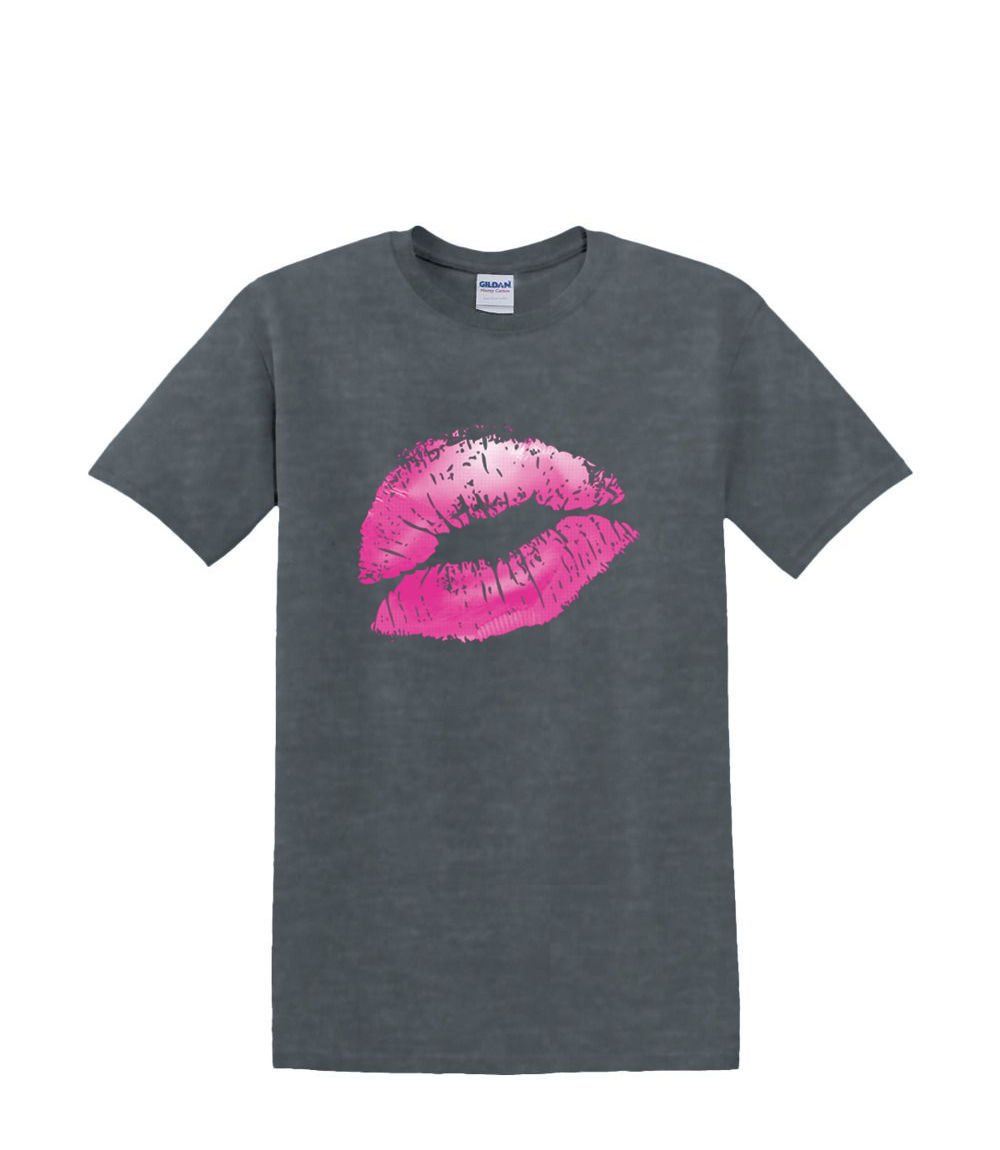 Camiseta S a 2xl 3xl - LABIOS KISISNG Rosa Humor Divertido Adulto - Imagen 50 de 72