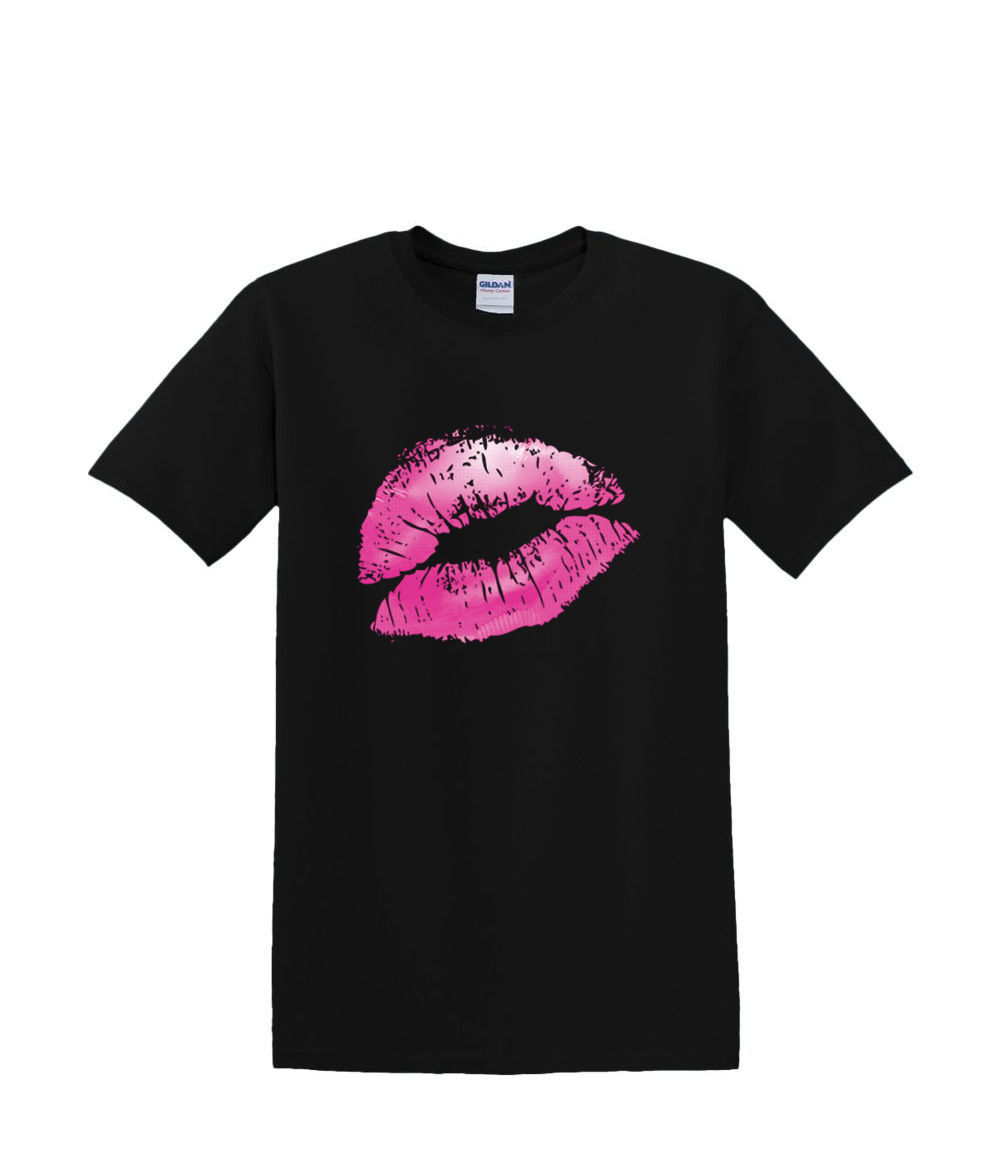 Camiseta S a 2xl 3xl - LABIOS KISISNG Rosa Humor Divertido Adulto - Imagen 13 de 72