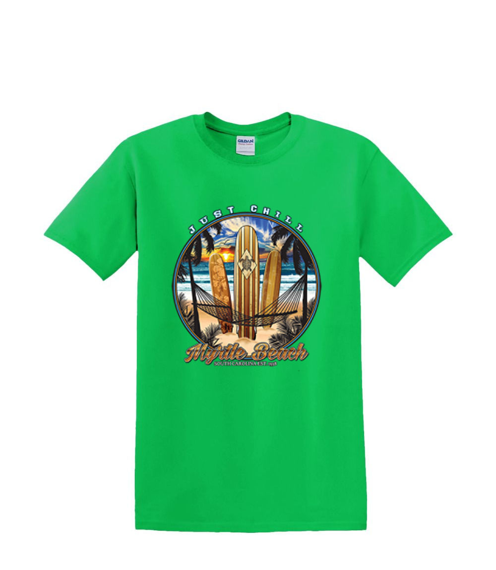 T-Shirt S to 2XL 3XL myrtle beach CHILL surf pARADISE beach boards resort waves - Picture 24 of 72
