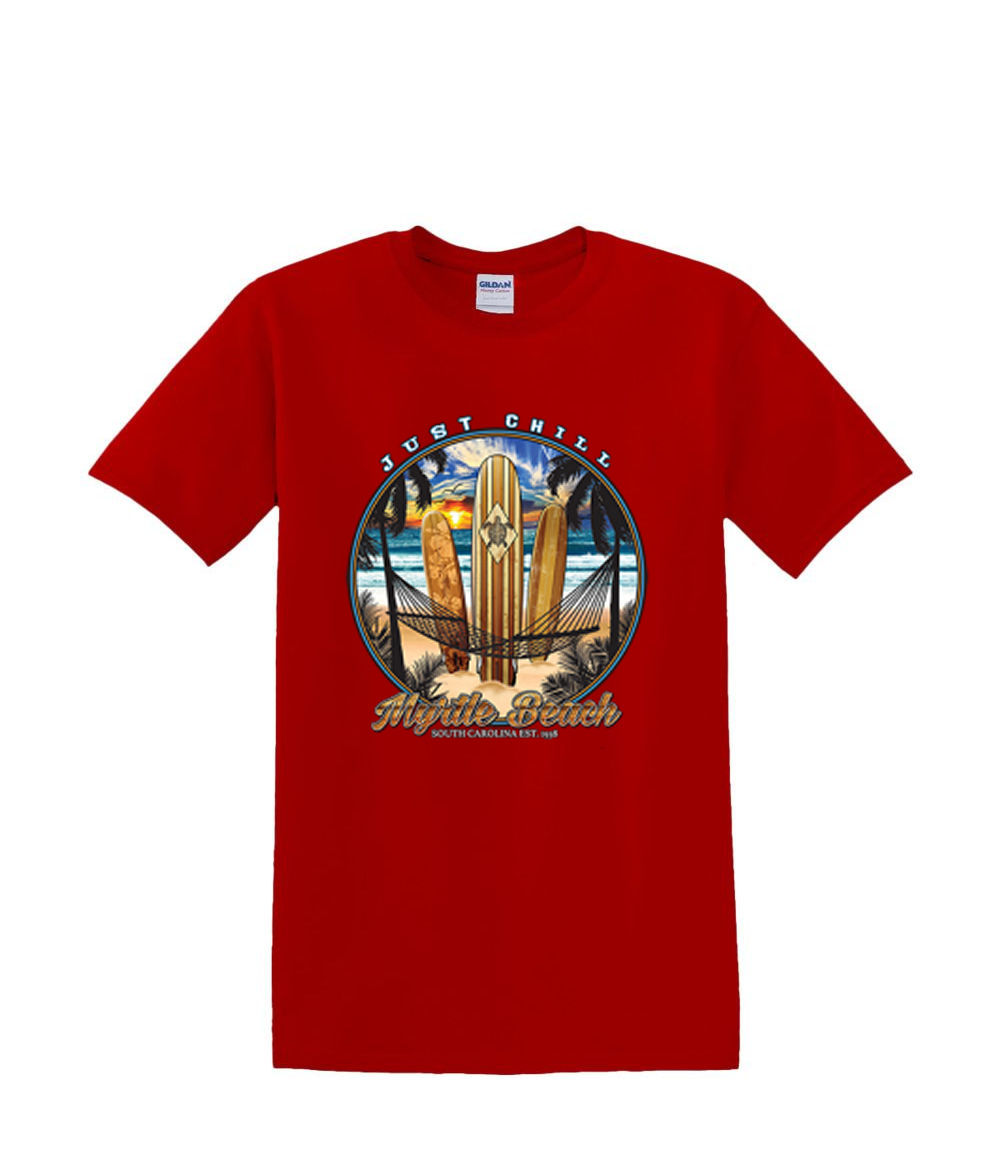 T-Shirt S to 2XL 3XL myrtle beach CHILL surf pARADISE beach boards resort waves - Picture 42 of 72