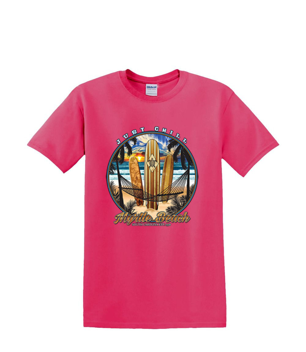 T-Shirt S to 2XL 3XL myrtle beach CHILL surf pARADISE beach boards resort waves - Picture 63 of 72