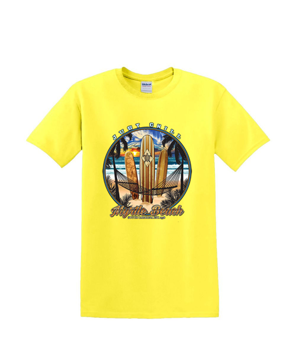 T-Shirt S to 2XL 3XL myrtle beach CHILL surf pARADISE beach boards resort waves - Picture 51 of 72