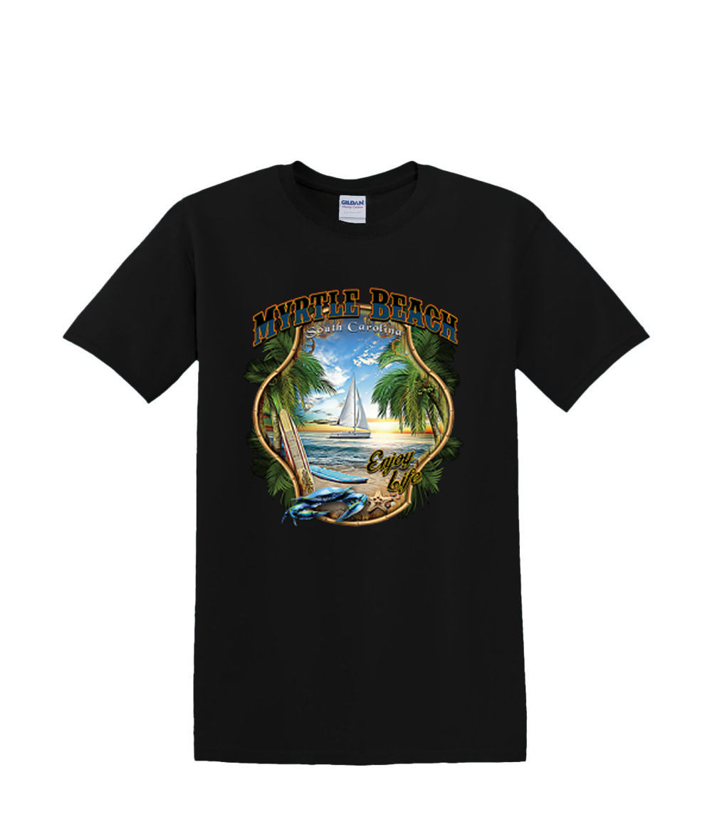 Camiseta S a 2XL 3XL - SURF mirto playa velero playa tablas resort olas diversión - Imagen 17 de 72