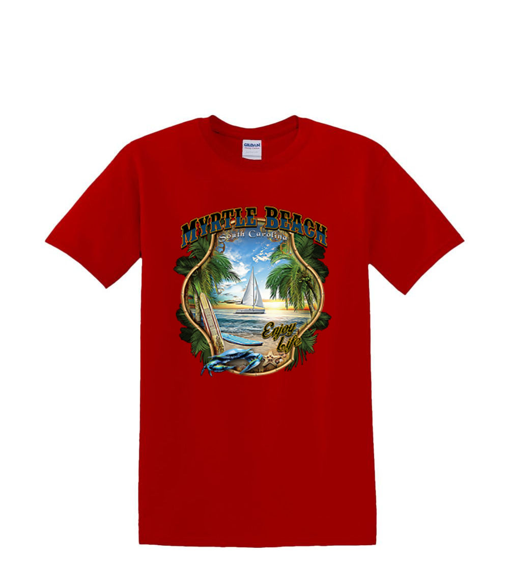 Camiseta S a 2XL 3XL - SURF mirto playa velero playa tablas resort olas diversión - Imagen 41 de 72