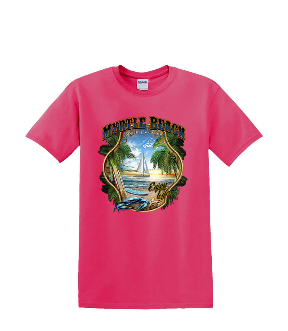 Camiseta S a 2XL 3XL - SURF mirto playa velero playa tablas resort olas diversión - Imagen 61 de 72