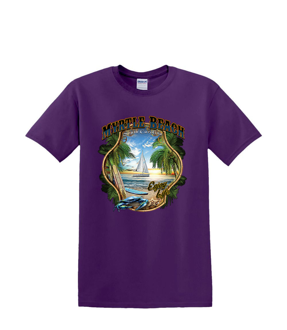 Camiseta S a 2XL 3XL - SURF mirto playa velero playa tablas resort olas diversión - Imagen 28 de 72