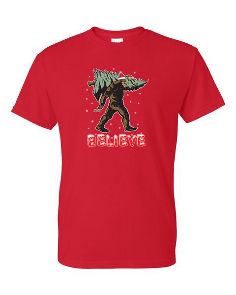 Camiseta Adulto - SQUACHING - CREE - SANTA BIGFOOT INVIERNO / NAVIDAD Diversión - Imagen 23 de 41