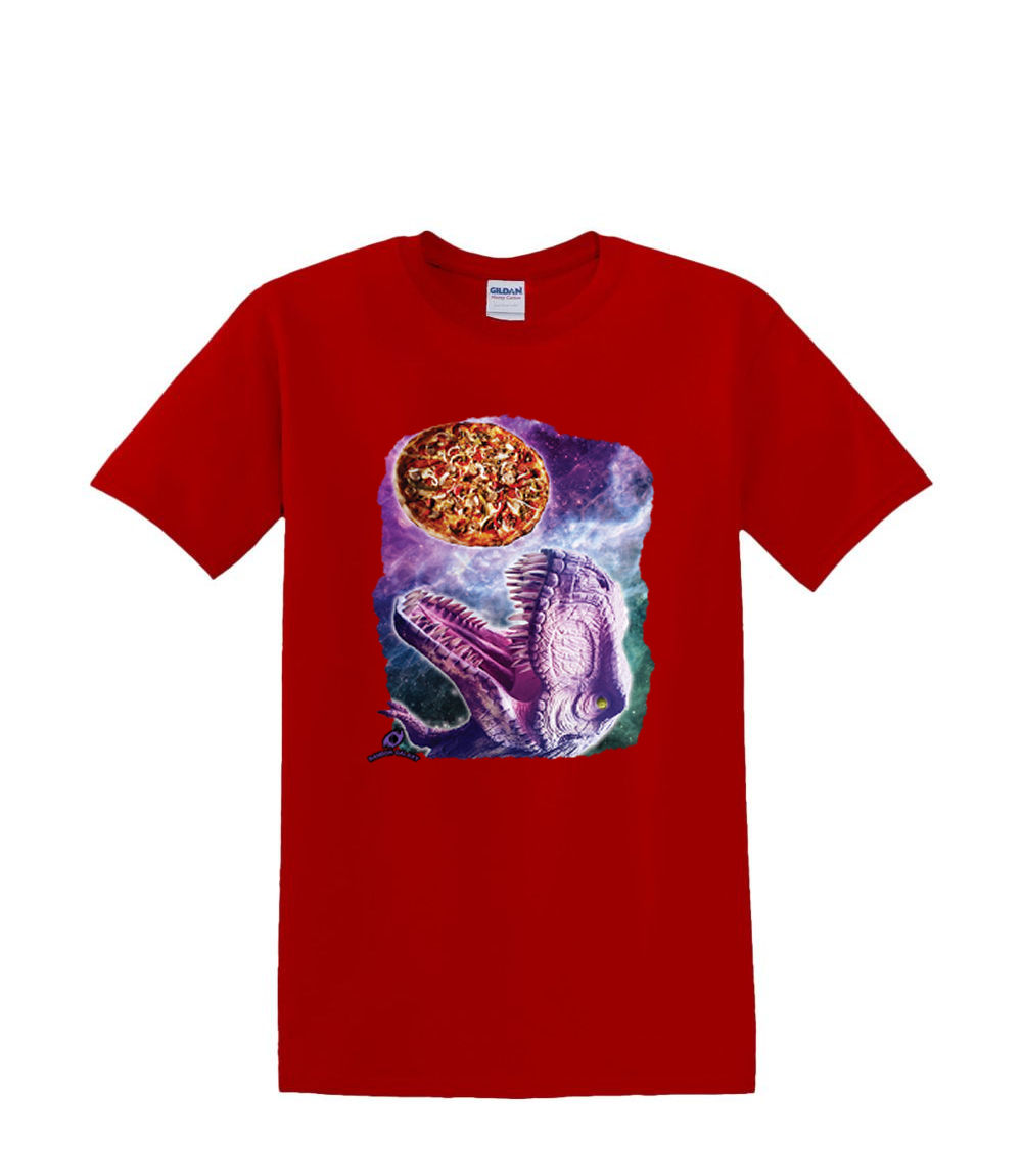 Camiseta S a 2XL 3XL - PIZZA DINO dinosaurio t rex ESPACIO divertido adulto - Imagen 29 de 72