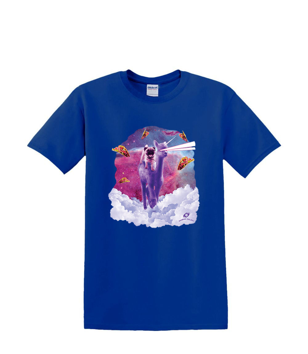 Camiseta S a 2XL 3XL - CÓSMICA alpaca unicornio pug ANIMAL ESPACIAL divertido adulto - Imagen 35 de 72