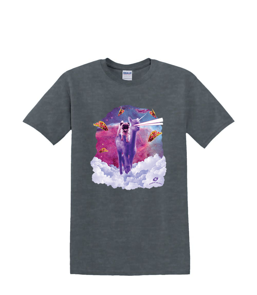 Camiseta S a 2XL 3XL - CÓSMICA alpaca unicornio pug ANIMAL ESPACIAL divertido adulto - Imagen 56 de 72
