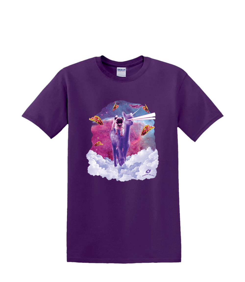 Camiseta S a 2XL 3XL - CÓSMICA alpaca unicornio pug ANIMAL ESPACIAL divertido adulto - Imagen 25 de 72