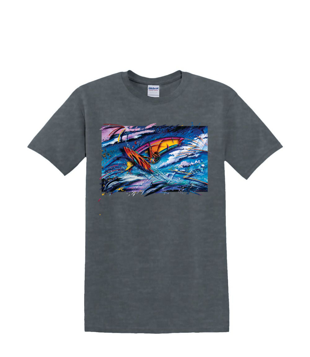 T-Shirt S to 2XL 3XL - IMPACT ii sail surf board waves resort fun adult - Picture 59 of 72