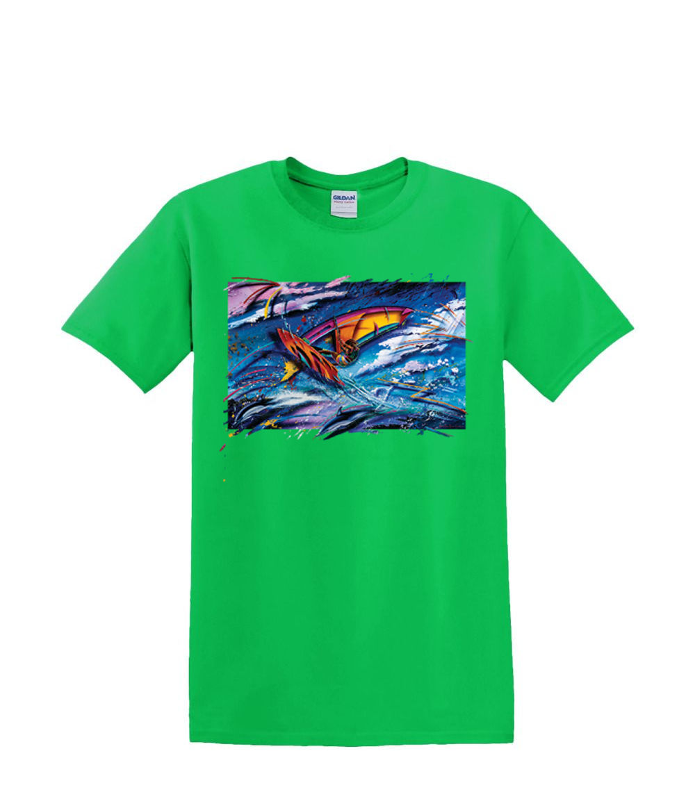 T-Shirt S to 2XL 3XL - IMPACT ii sail surf board waves resort fun adult - Picture 24 of 72