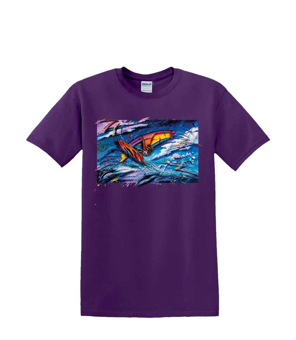 T-Shirt S to 2XL 3XL - IMPACT ii sail surf board waves resort fun adult - Picture 27 of 72