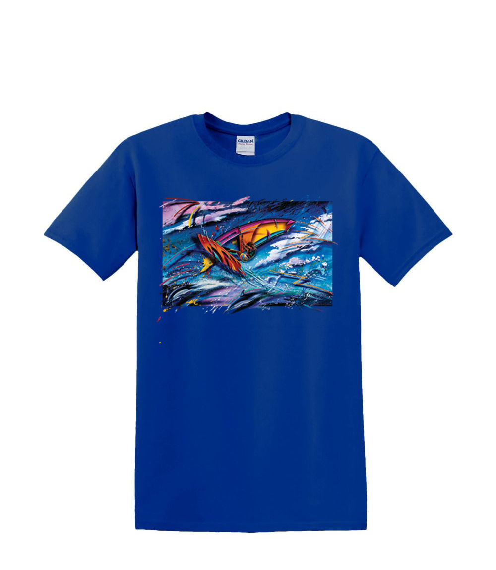 T-Shirt S to 2XL 3XL - IMPACT ii sail surf board waves resort fun adult - Picture 33 of 72