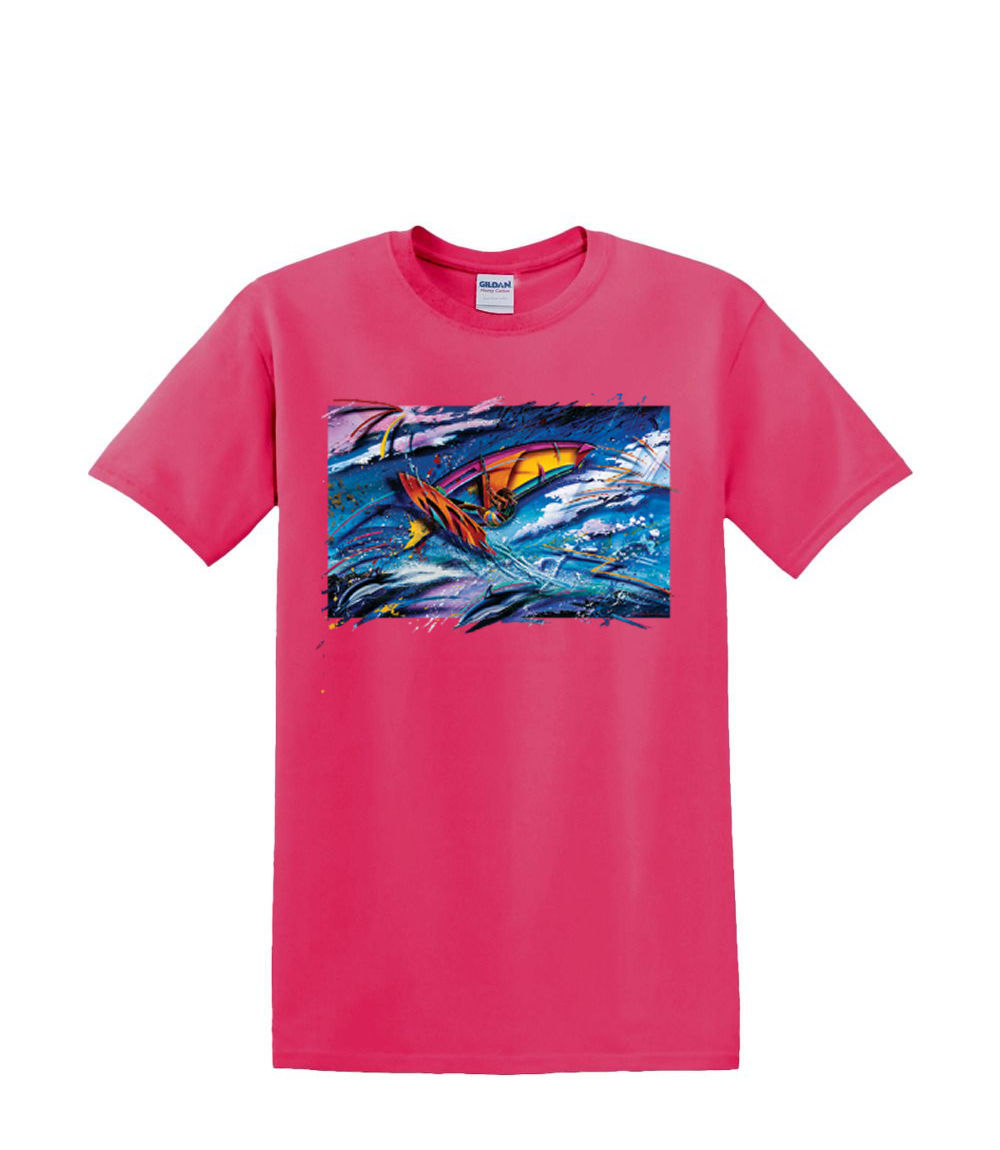 T-Shirt S to 2XL 3XL - IMPACT ii sail surf board waves resort fun adult - Picture 62 of 72