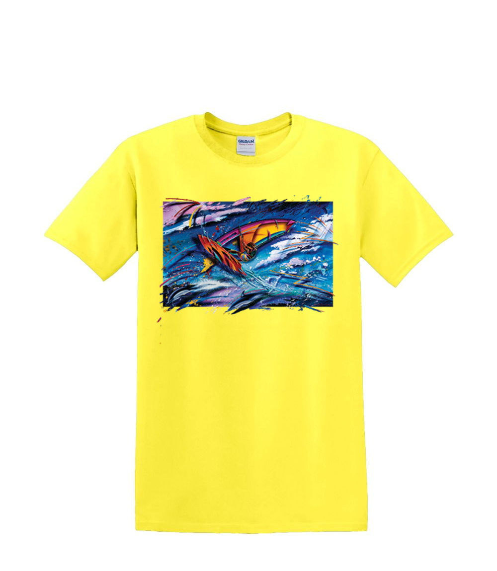 T-Shirt S to 2XL 3XL - IMPACT ii sail surf board waves resort fun adult - Picture 50 of 72