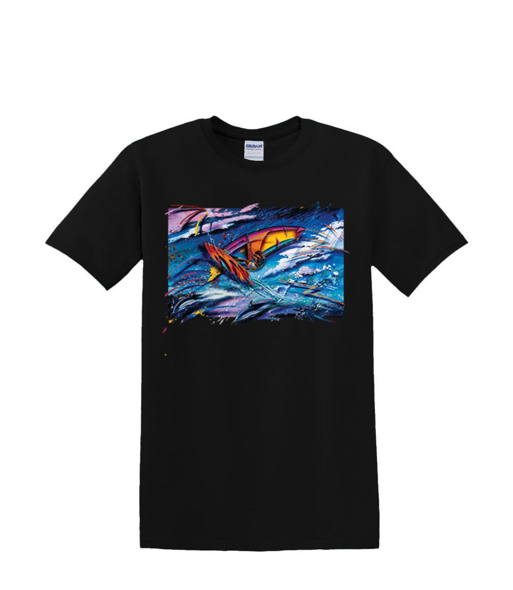 T-Shirt S to 2XL 3XL - IMPACT ii sail surf board waves resort fun adult - Picture 13 of 72