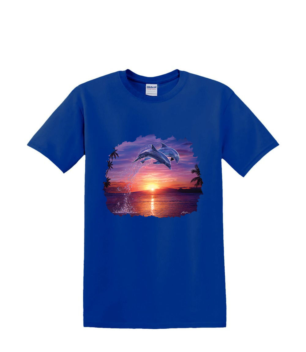 Camiseta S a 2XL 3XL - SALTO DELFÍN de fe olas de agua resort diversión adulto - Imagen 33 de 72