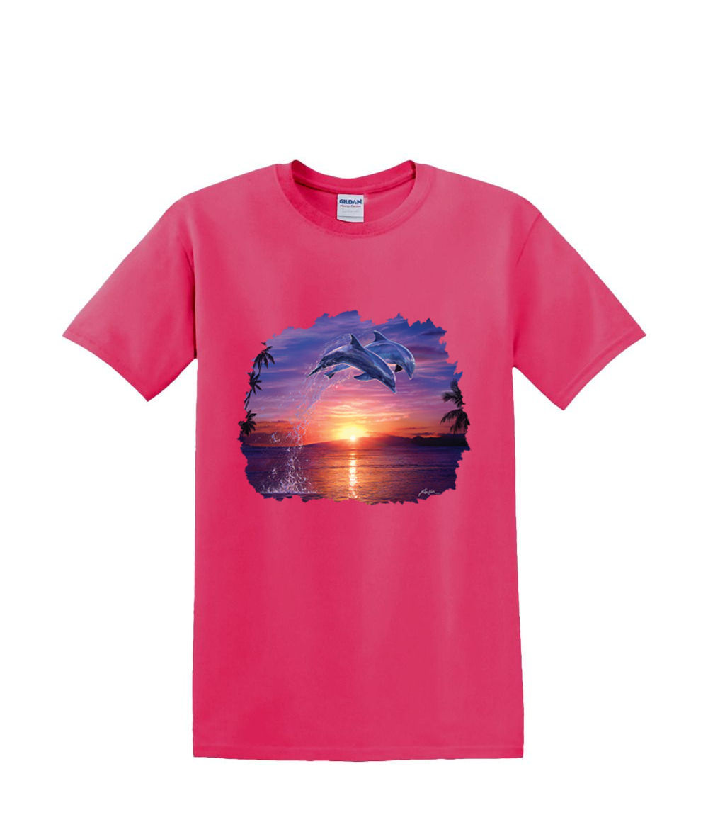 Camiseta S a 2XL 3XL - SALTO DELFÍN de fe olas de agua resort diversión adulto - Imagen 64 de 72