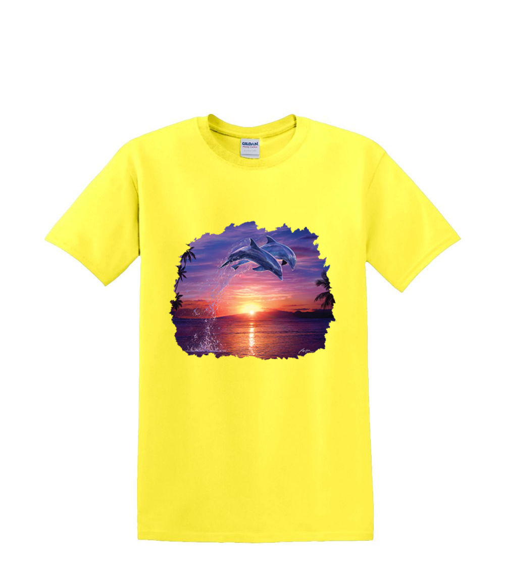 Camiseta S a 2XL 3XL - SALTO DELFÍN de fe olas de agua resort diversión adulto - Imagen 52 de 72