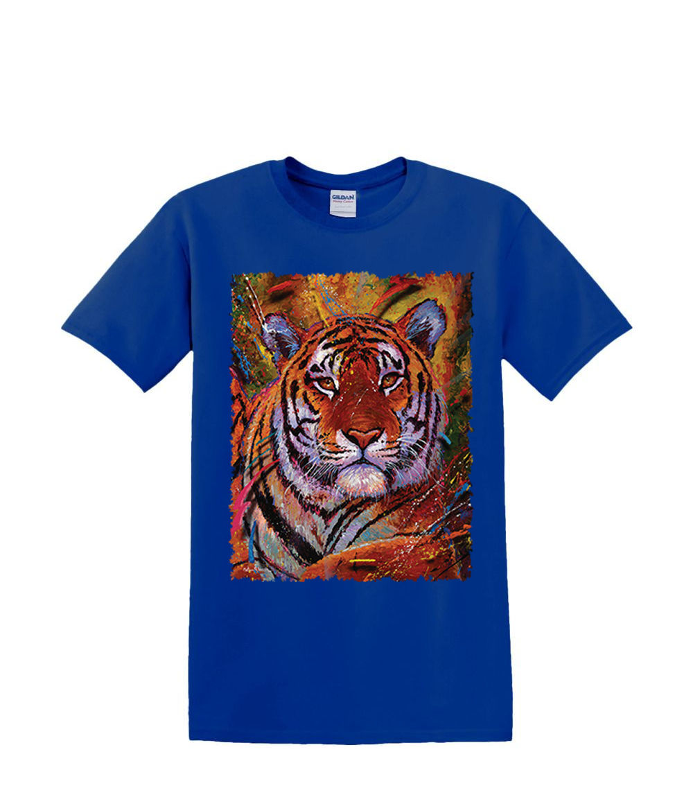 t-Shirt S to 2xl 3xl - large TIGER animal jungle fun adult - Picture 35 of 72