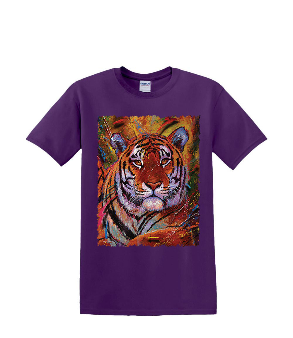 t-Shirt S to 2xl 3xl - large TIGER animal jungle fun adult - Picture 30 of 72