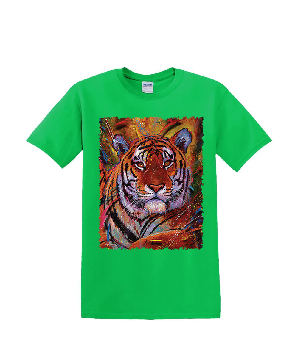 t-Shirt S to 2xl 3xl - large TIGER animal jungle fun adult - Picture 19 of 72