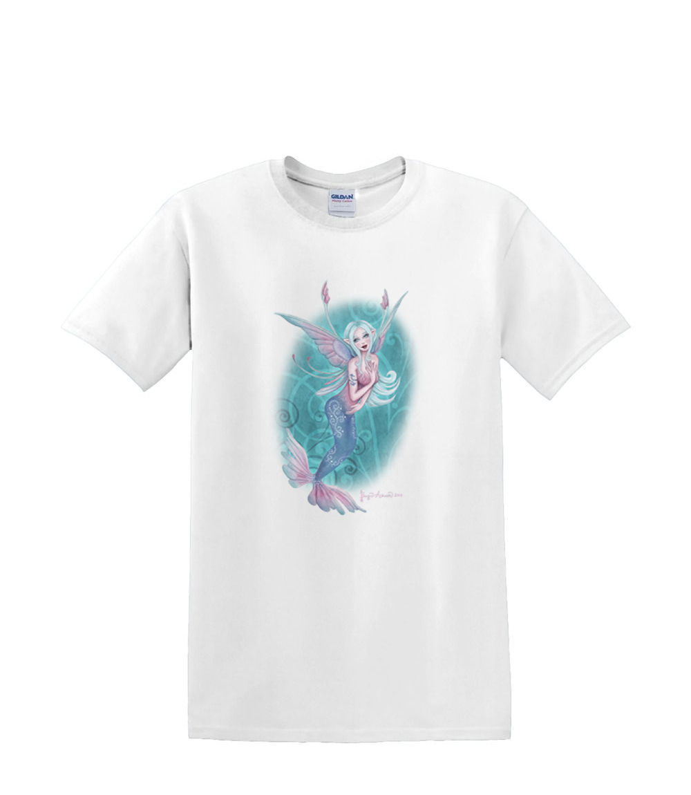 T-Shirt klein bis 3xL - FAIRY SPRITE Koralle Meerjungfrau Fantasy Fun - Erwachsene - Bild 9 von 36
