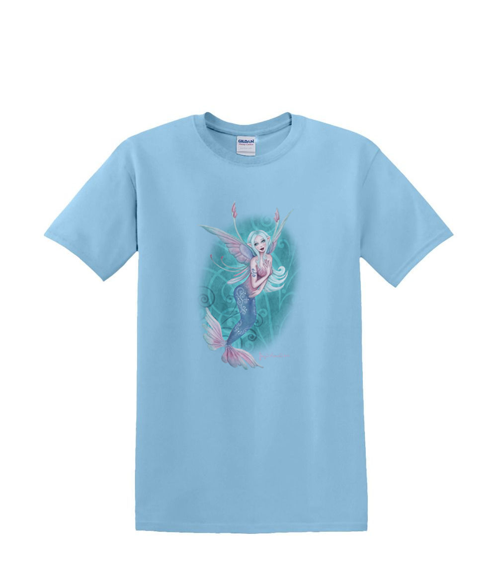 T-Shirt klein bis 3xL - FAIRY SPRITE Koralle Meerjungfrau Fantasy Fun - Erwachsene - Bild 16 von 36