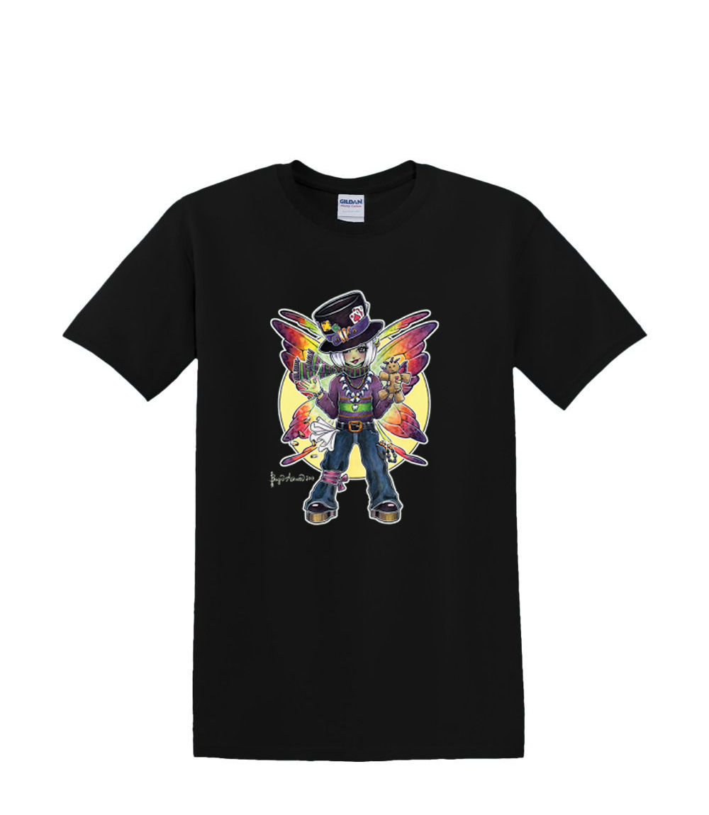 T-Shirt S to 2XL 3XL - PHUNKY PHAIRY fairy MARDI gras gothic fantasy fun adult - Picture 16 of 72