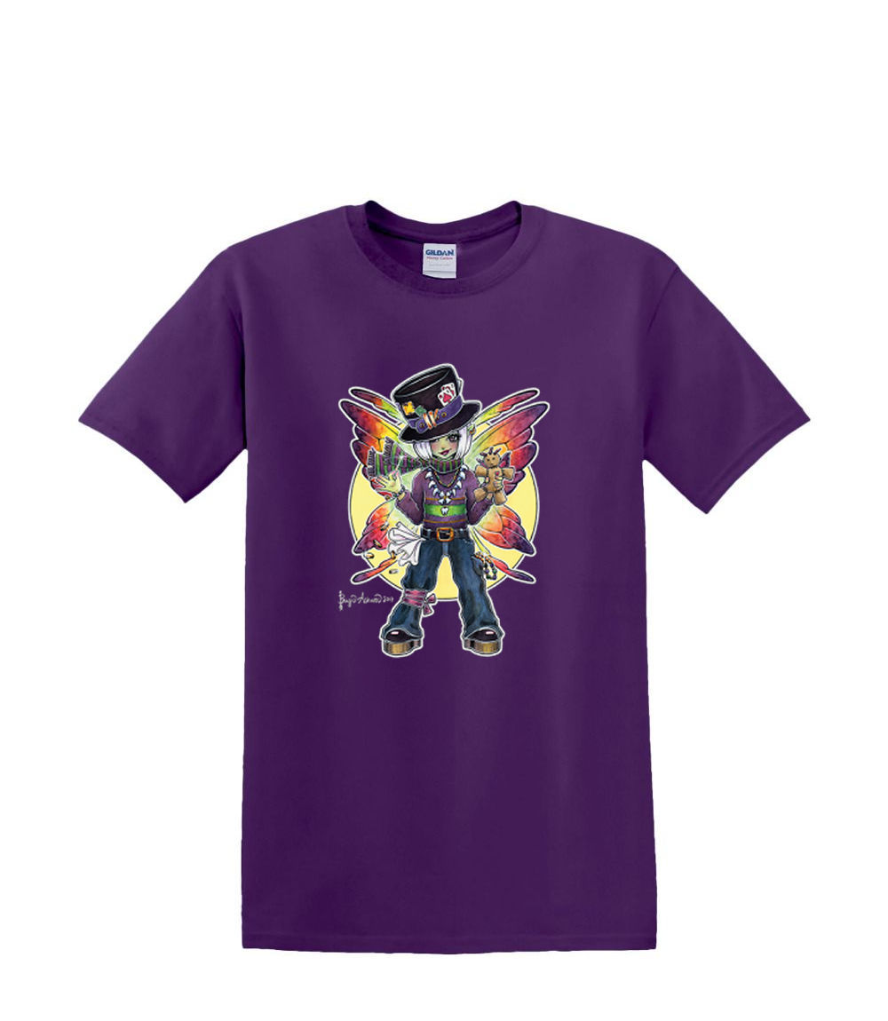 T-Shirt S to 2XL 3XL - PHUNKY PHAIRY fairy MARDI gras gothic fantasy fun adult - Picture 28 of 72