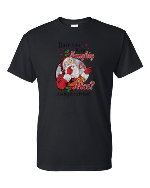 Erwachsenen T-Shirt - FRECH ODER SCHÖN - WEIHNACHTSMANN WINTER PERFEKT WEIHNACHTEN SAISONAL Spaß - Bild 13 von 41
