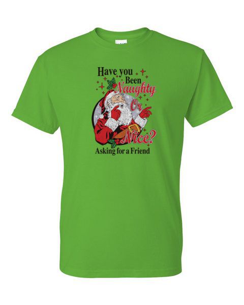 Erwachsenen T-Shirt - FRECH ODER SCHÖN - WEIHNACHTSMANN WINTER PERFEKT WEIHNACHTEN SAISONAL Spaß - Bild 33 von 41
