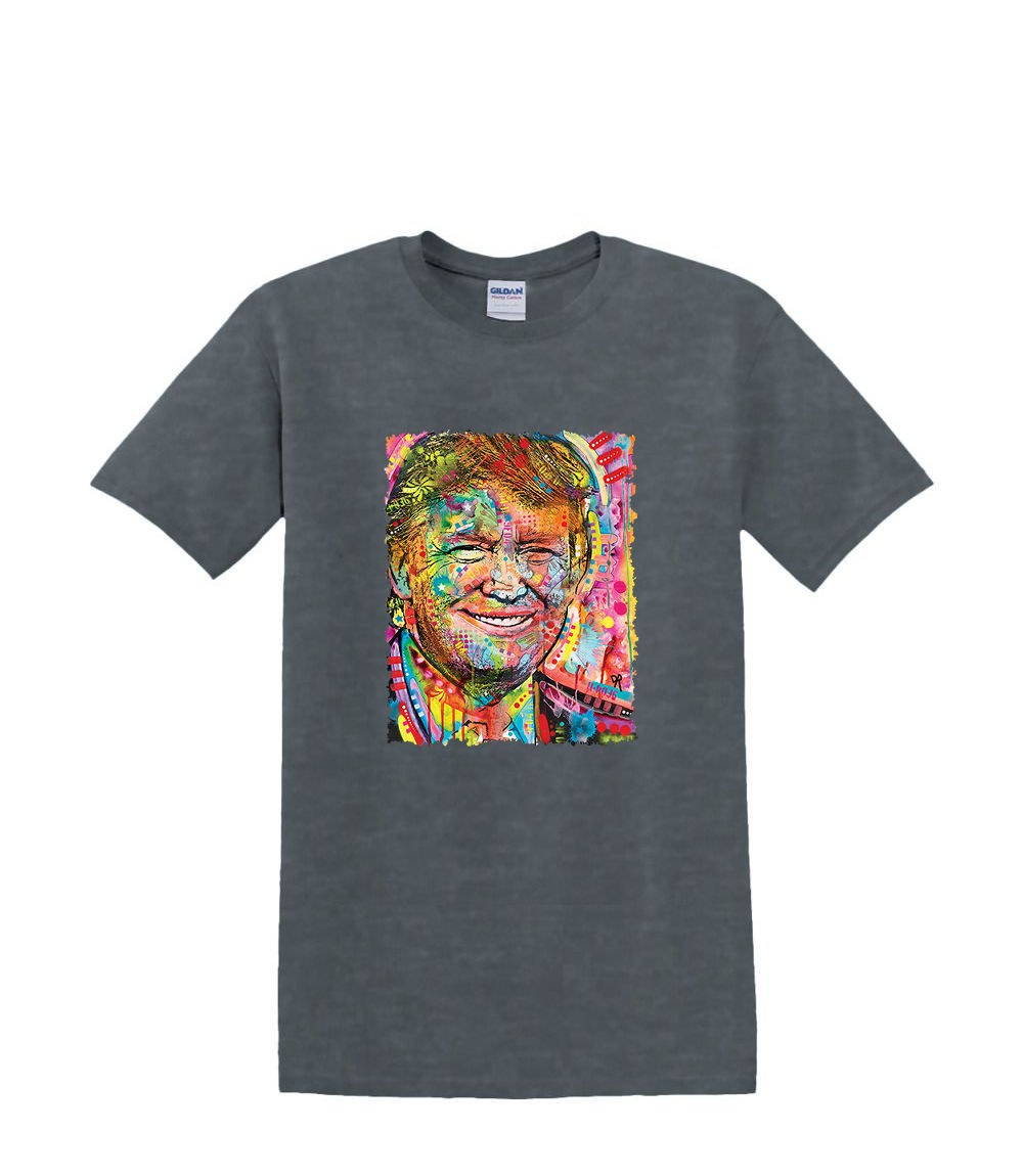 S to 2XL 3XL -COLORFUL TRUMP neon - political fun classic adult - Picture 59 of 72