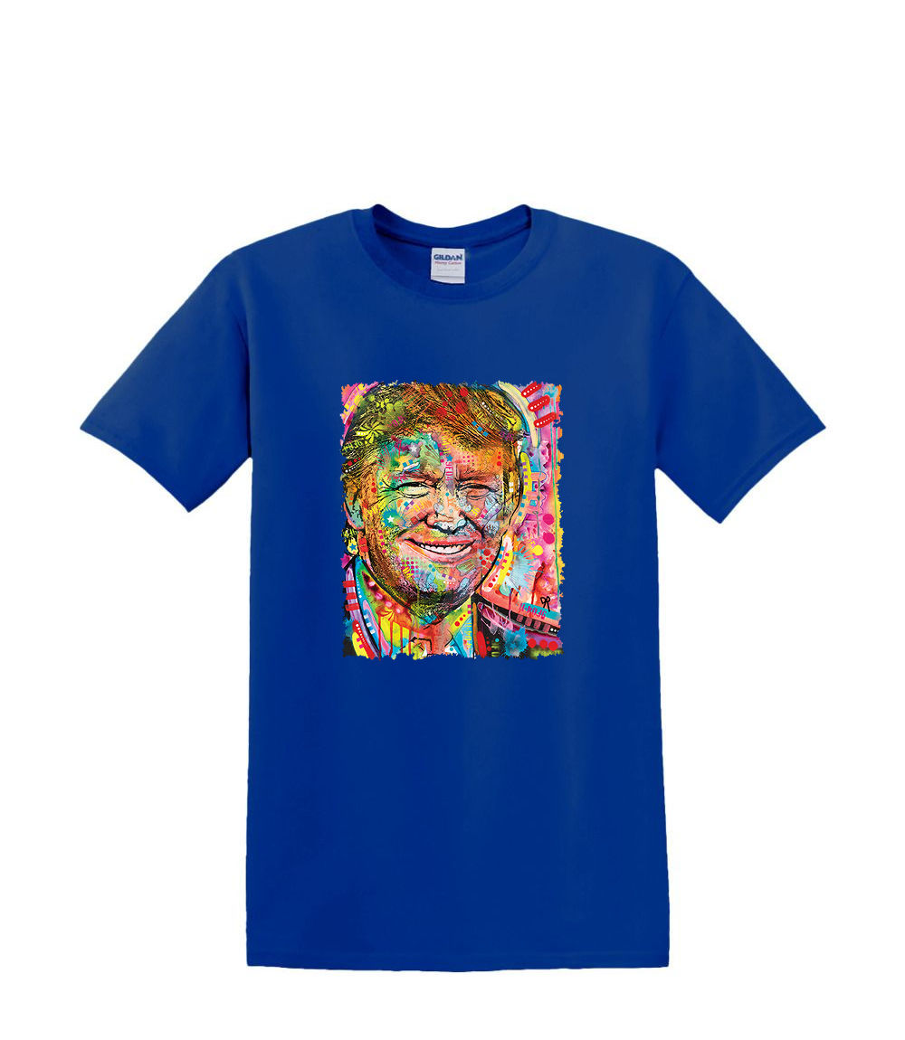 S to 2XL 3XL -COLORFUL TRUMP neon - political fun classic adult - Picture 35 of 72