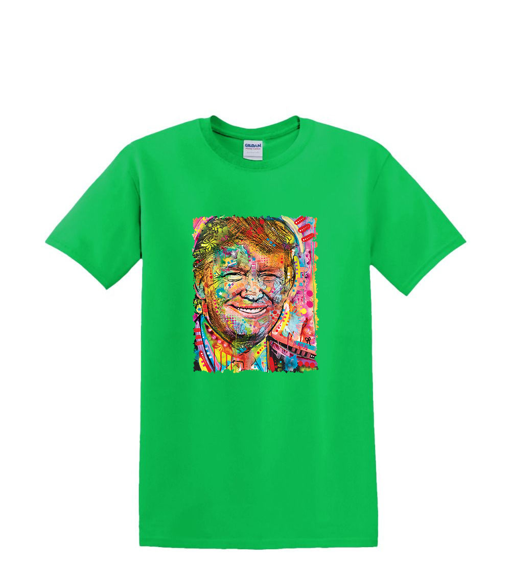 S to 2XL 3XL -COLORFUL TRUMP neon - political fun classic adult - Picture 24 of 72