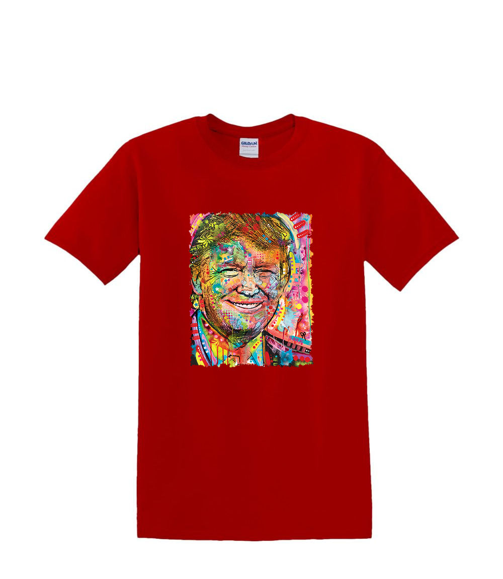 S to 2XL 3XL -COLORFUL TRUMP neon - political fun classic adult - Picture 42 of 72