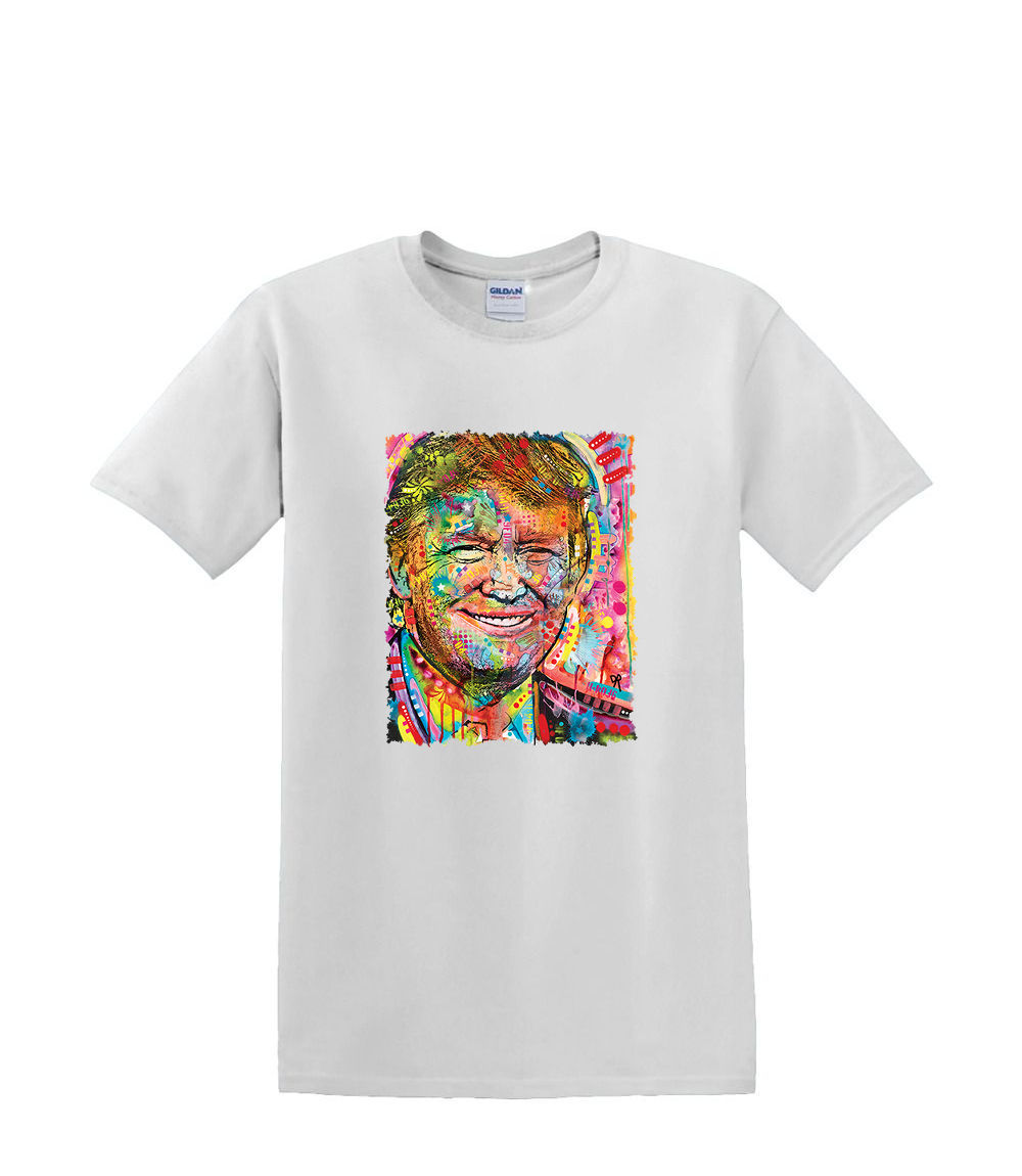 S to 2XL 3XL -COLORFUL TRUMP neon - political fun classic adult - Picture 44 of 72
