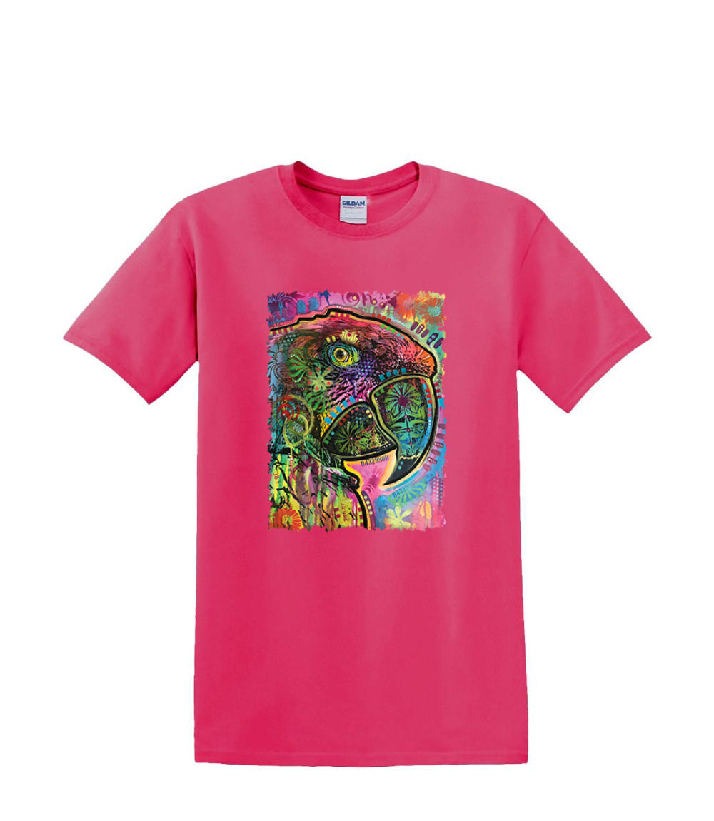 Camiseta S a 2XL 3XL - CLOSE UP LORO - Love Neon Bird Pet - Humor Divertido Adulto - Imagen 63 de 72