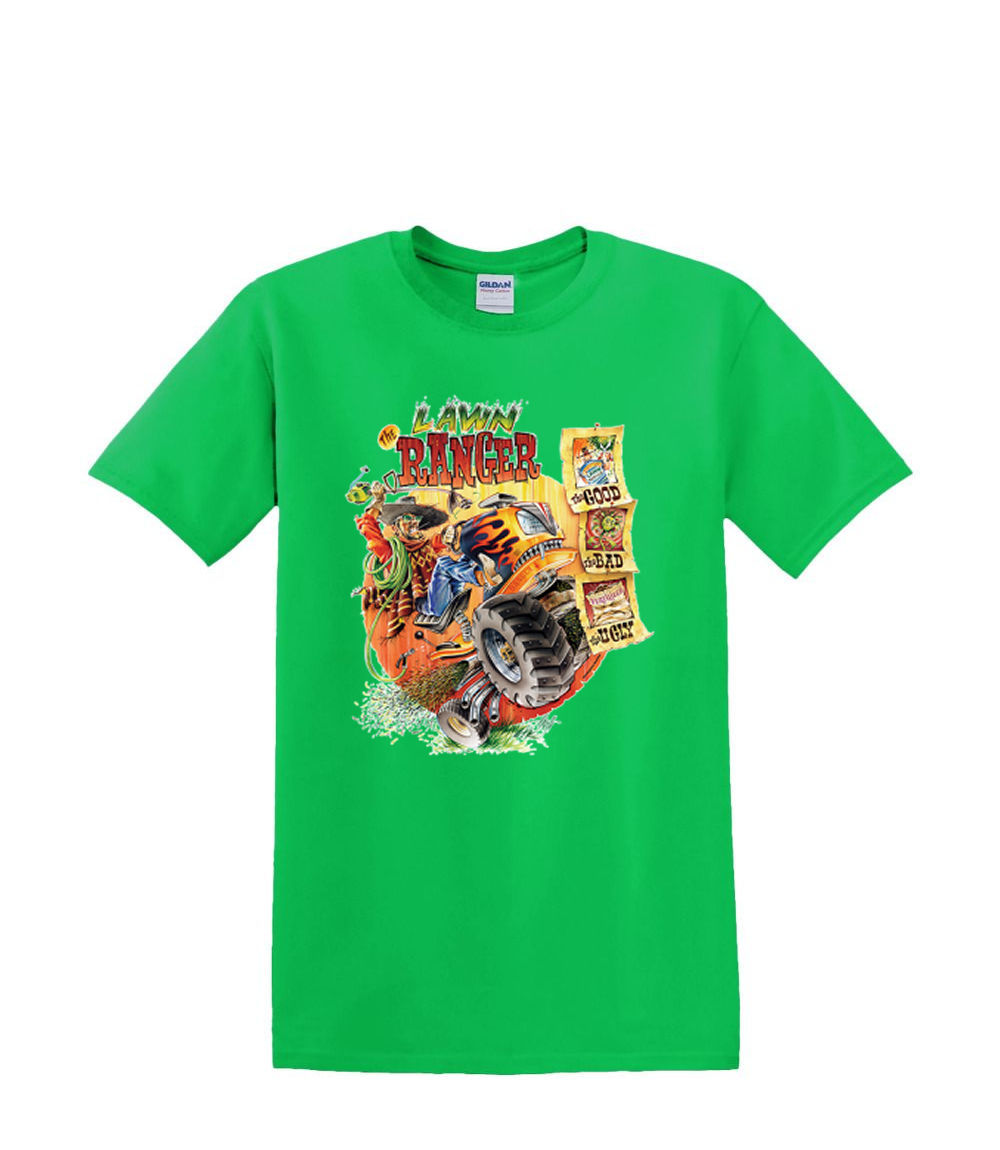 T-Shirt S to 2XL 3XL - lawn ranger MOWER car fun adult - Picture 23 of 72