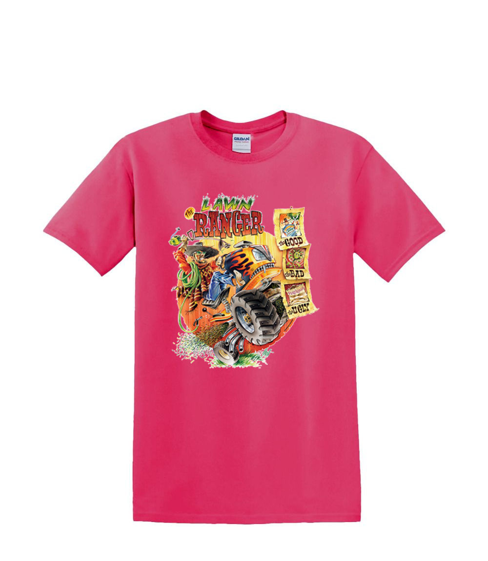 T-Shirt S to 2XL 3XL - lawn ranger MOWER car fun adult - Picture 65 of 72