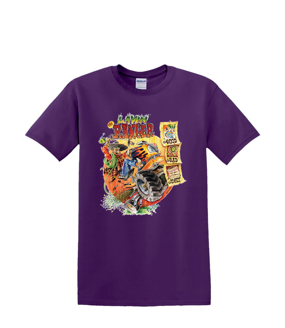 T-Shirt S to 2XL 3XL - lawn ranger MOWER car fun adult - Picture 29 of 72