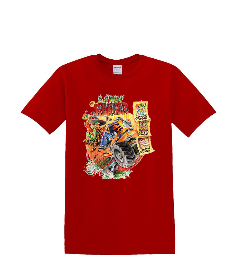 T-Shirt S to 2XL 3XL - lawn ranger MOWER car fun adult - Picture 42 of 72