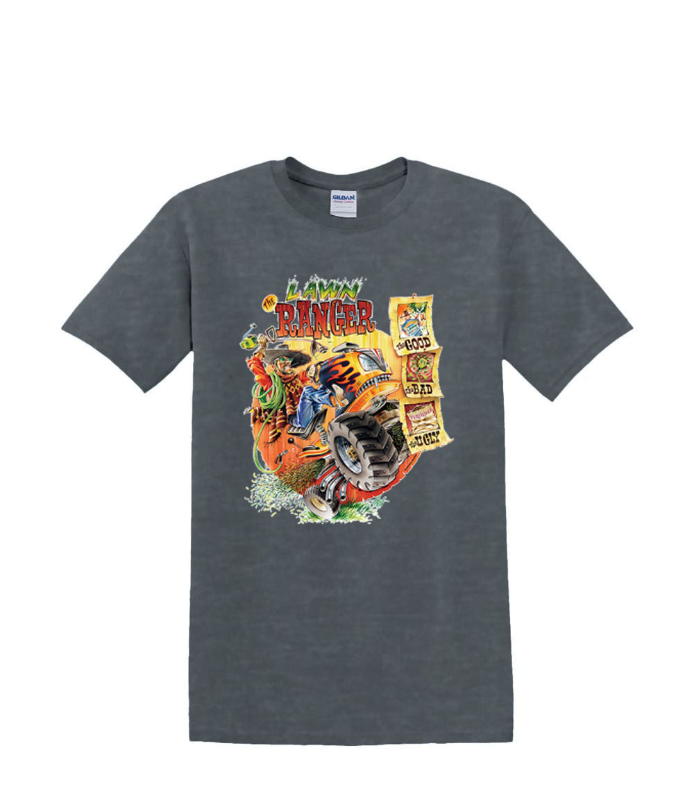 T-Shirt S to 2XL 3XL - lawn ranger MOWER car fun adult - Picture 57 of 72