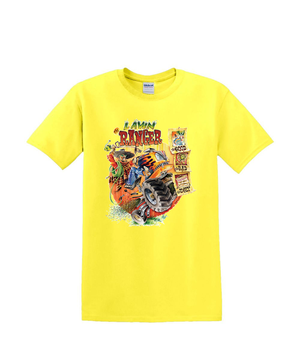 T-Shirt S to 2XL 3XL - lawn ranger MOWER car fun adult - Picture 51 of 72